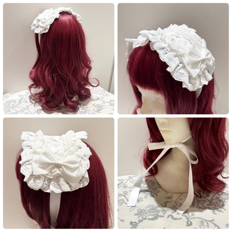 ATELIER-PIERROT】 Lace-up Frill Headdress /THD