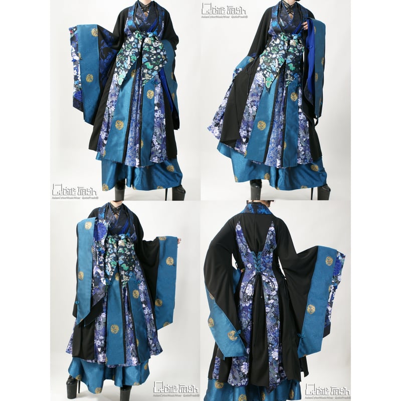 Qutie Frash ロングジャケット Qutie Frash】 刺繍ロングジャケット -TyCHE iero(旧KERA SHOP