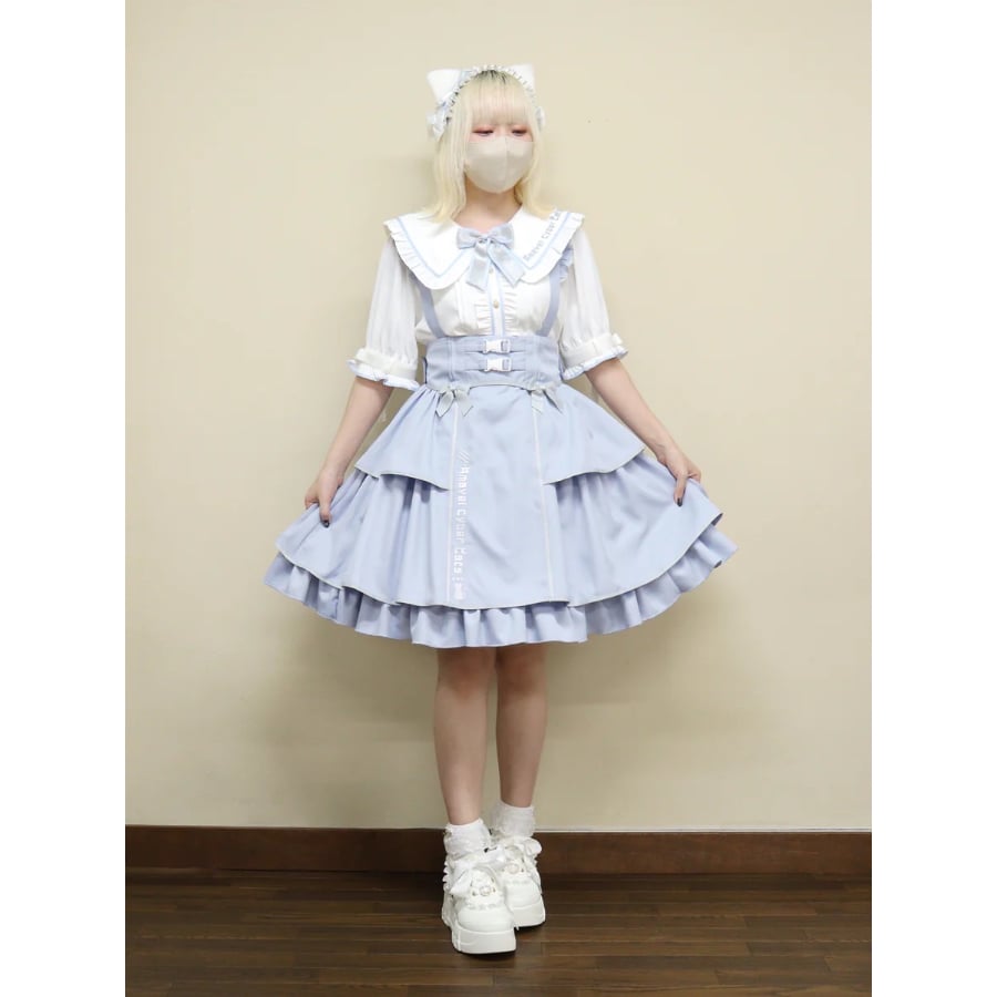 Amavel Twinkle Cyber ティアードスカート ブラウス セット Amavel】 Twinkle Cyber ティアードスカート/125410637 | KI