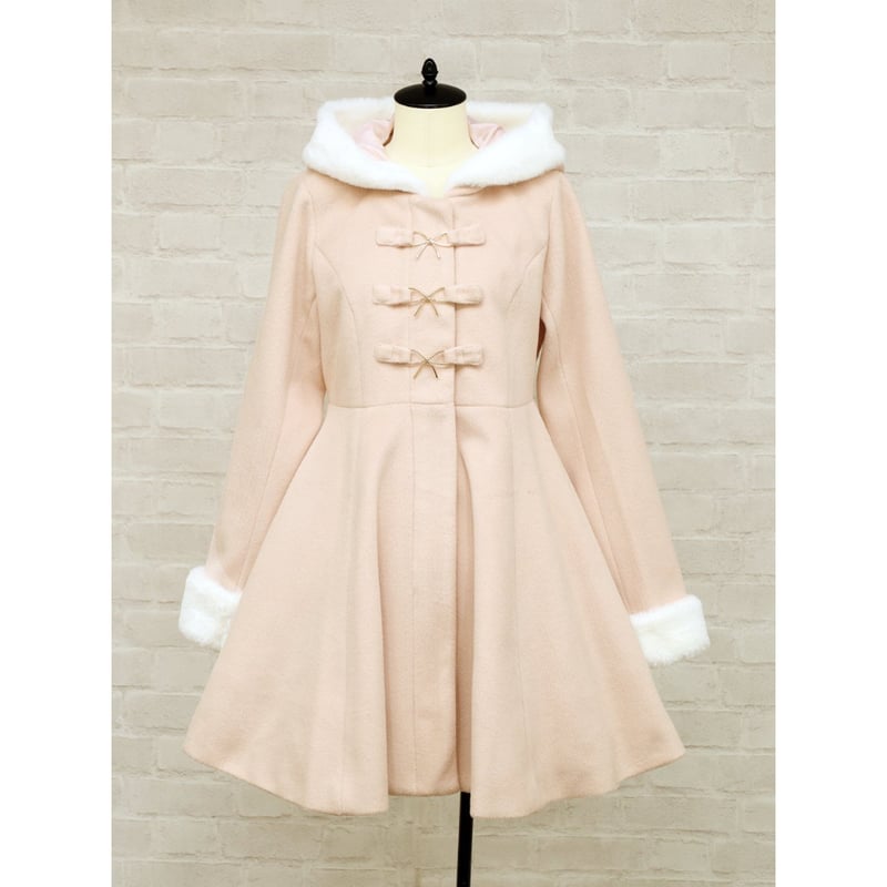 Amavel】リボンビットフーディフレアコート/125201049 | KIST ONLIN