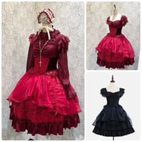 Amavel】Dolly Holiday チェックティアードワンピース (ミドル丈)/