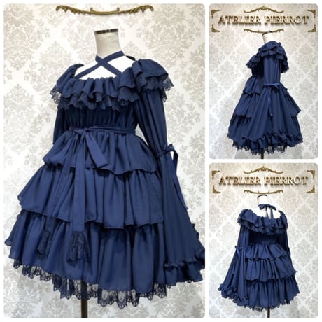 【ATELIER PIERROT】Coquelicot dress(ショート丈)/VOP07