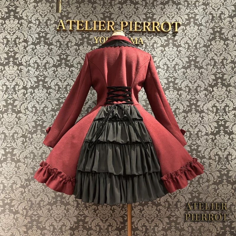 ATELIER-PIERROT】Lunar Lattice Coat- Cuffsn/ TC