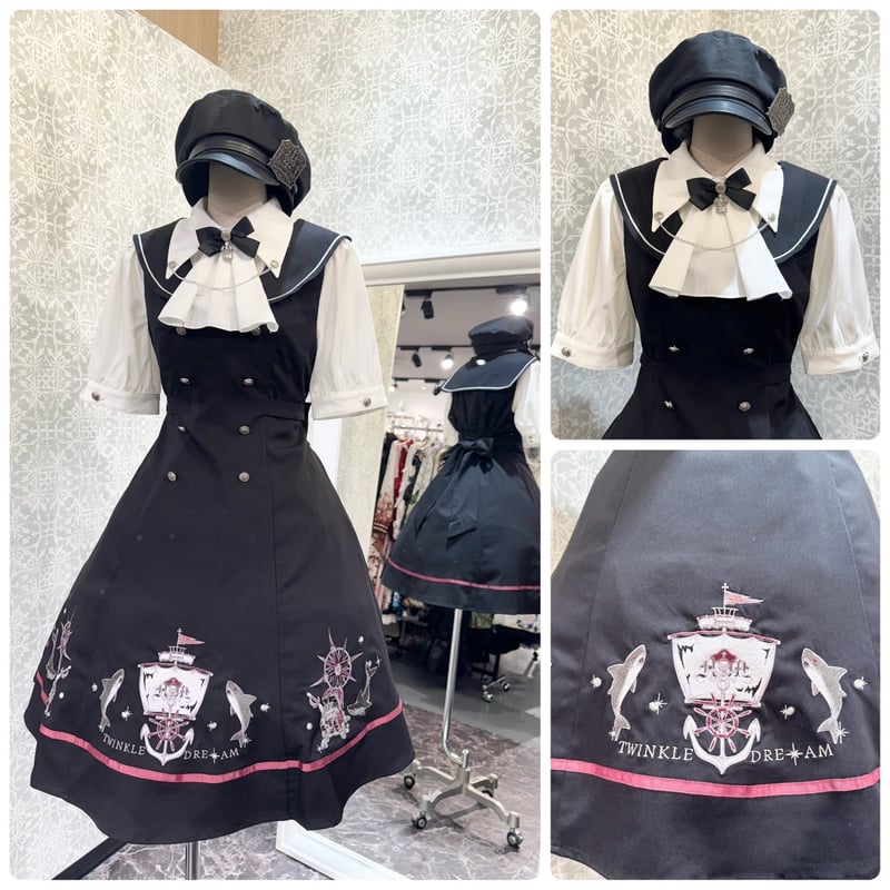 Amavel ジャンスカ　ブラウス　セット　ミリタリー　スクール　制服 o1080135015323020234.jpg