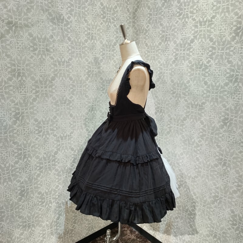 Amavel Marchen Cotton フリルワンピース Amavel】 Marchen Cotton フリルエプロン/126300210 | KIS