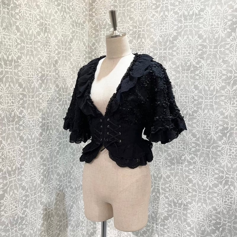 【未使用品】総レース@ボレロ レース ボレロ 全4色[品番：JSFW0013902]｜JS FASHION（ジェーエス