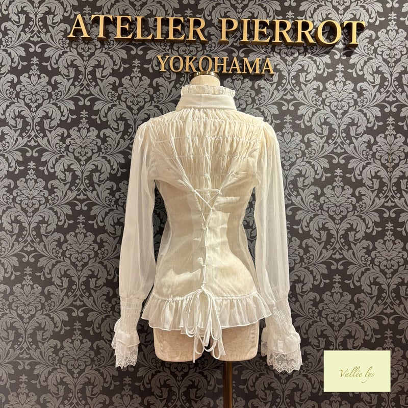 ATELIER-PIERROT】ヴァレリス Ethereal Ribbon Blouse/V
