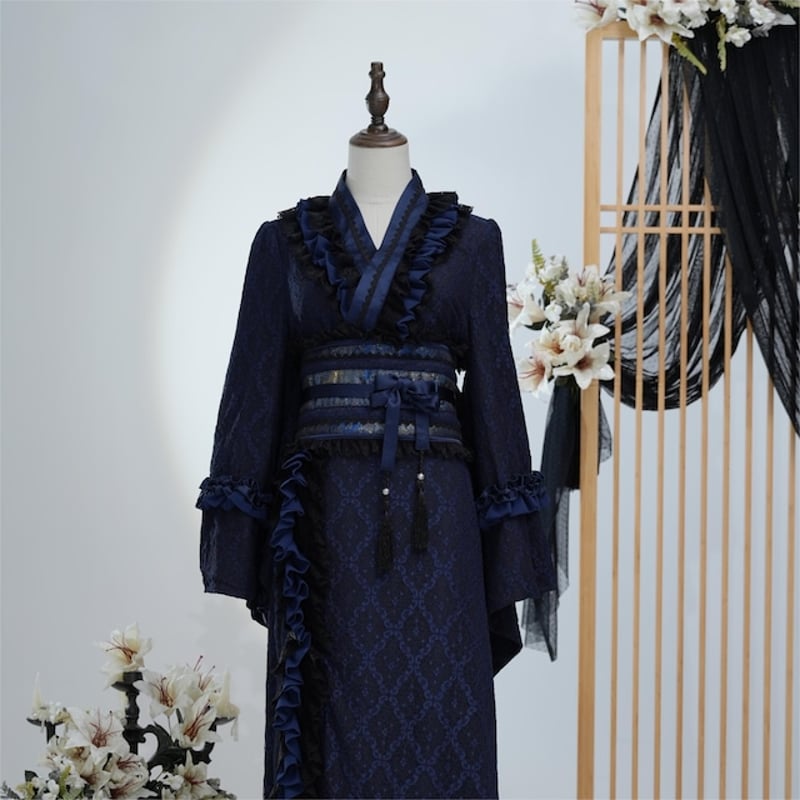 星箱Works】月影の待ちびと 和様セットアップワンピース/P28126304