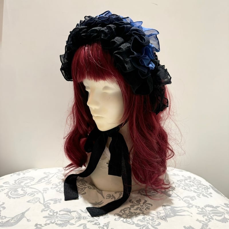 星箱Works】フェリ・ドウ・ロンド レースシフォンヘッドドレス 