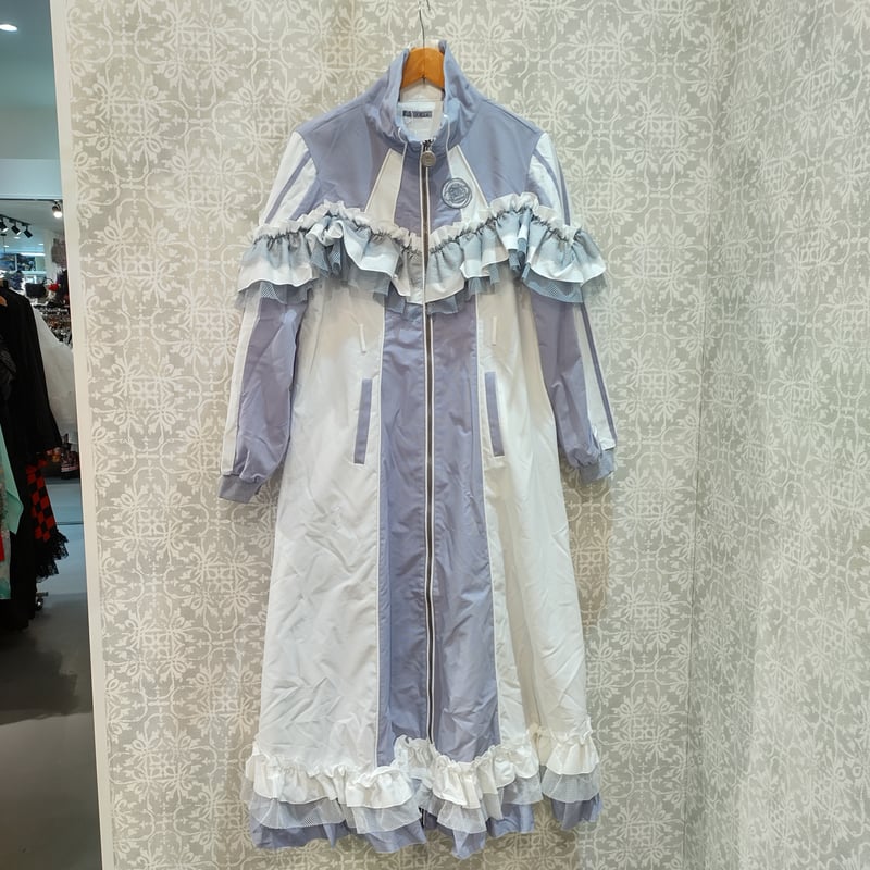 星箱works 推しワンピース 水色 Hoshibakoジャージ ワンピース(ミドル丈) | HoshibakoWorks