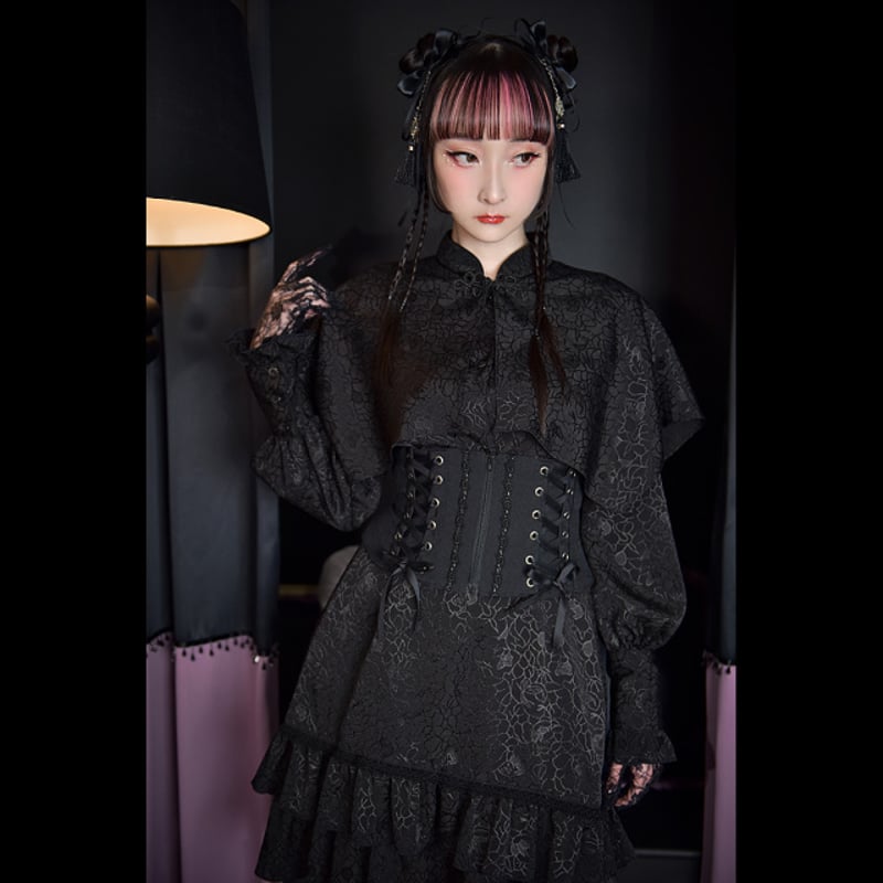 MIHO MATSUDA ミホマツダ ブラックビスチェ レース コルセット M MIHO MATSUDA】コルセット・ディウス/215033 | KIST ONLINE S