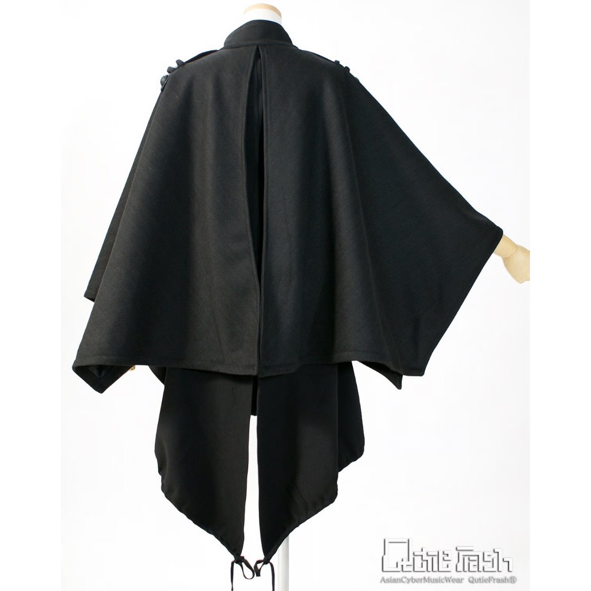 キューティーフラッシュ　ポンチョコート キューティーフラッシュ 和柄ポンチョコート ファー QutieFrash