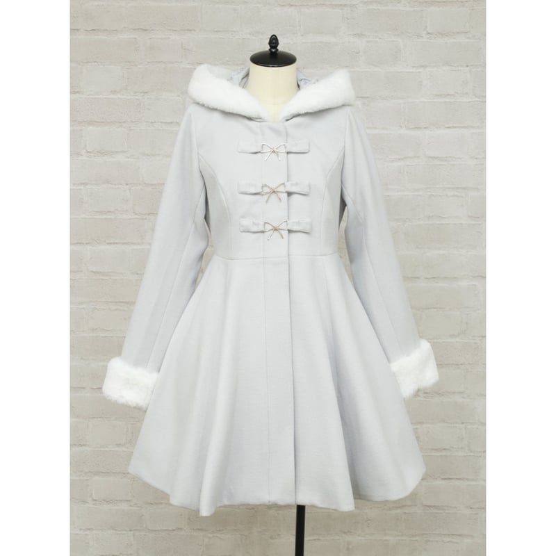 Amavel】リボンビットフーディフレアコート/125201049 | KIST ONLIN