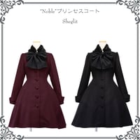 【Sheglit】"Noble"プリンセスコート/ボルドー・ブラック【ご予約アイテム】