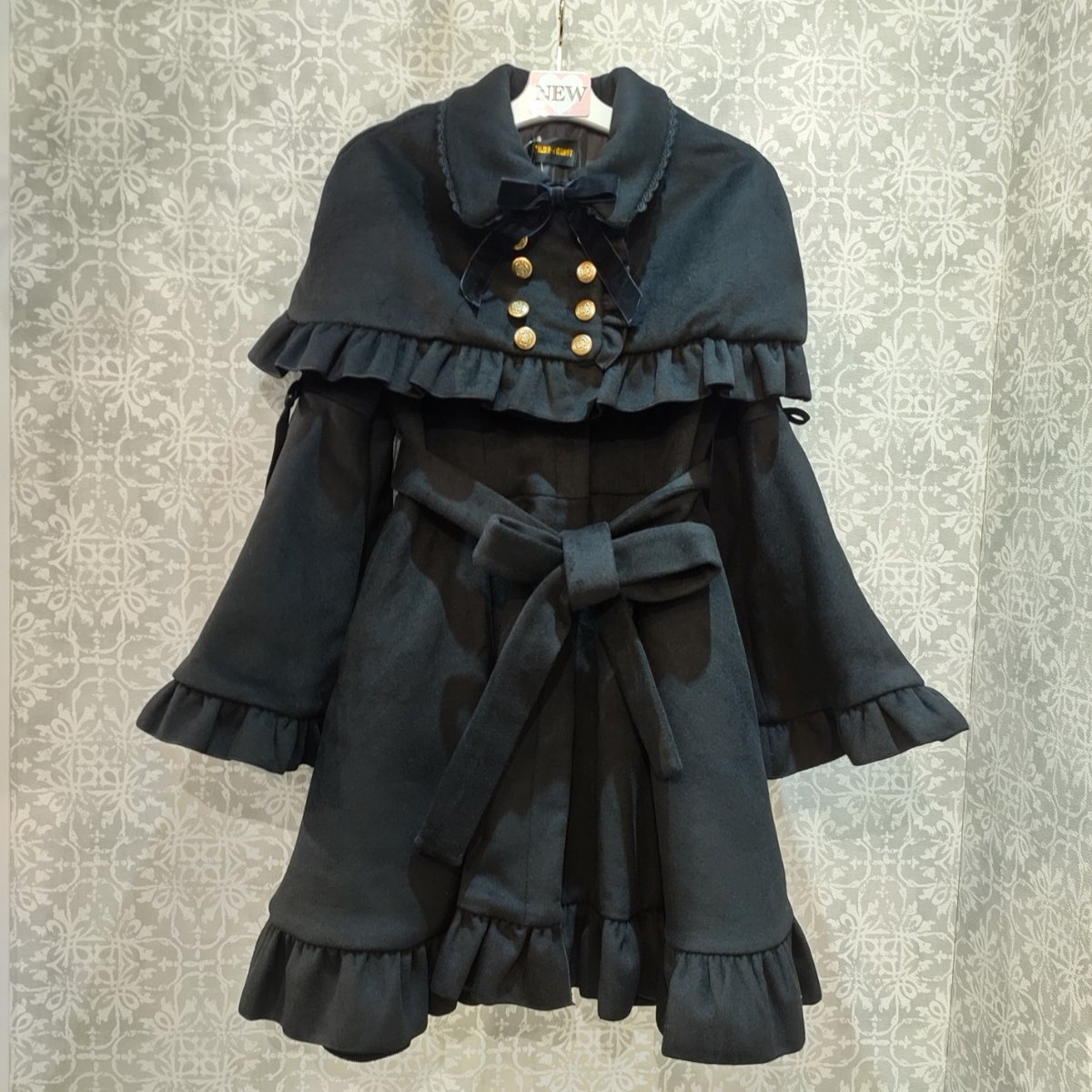 アトリエピエロ Holy Night Cape Coat black ☆ATELIER-PIERROT新作