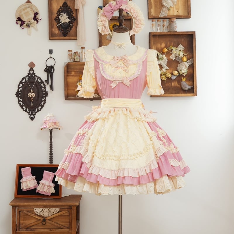 星箱Works】シャンティクリーム・パティスリー エプロン風