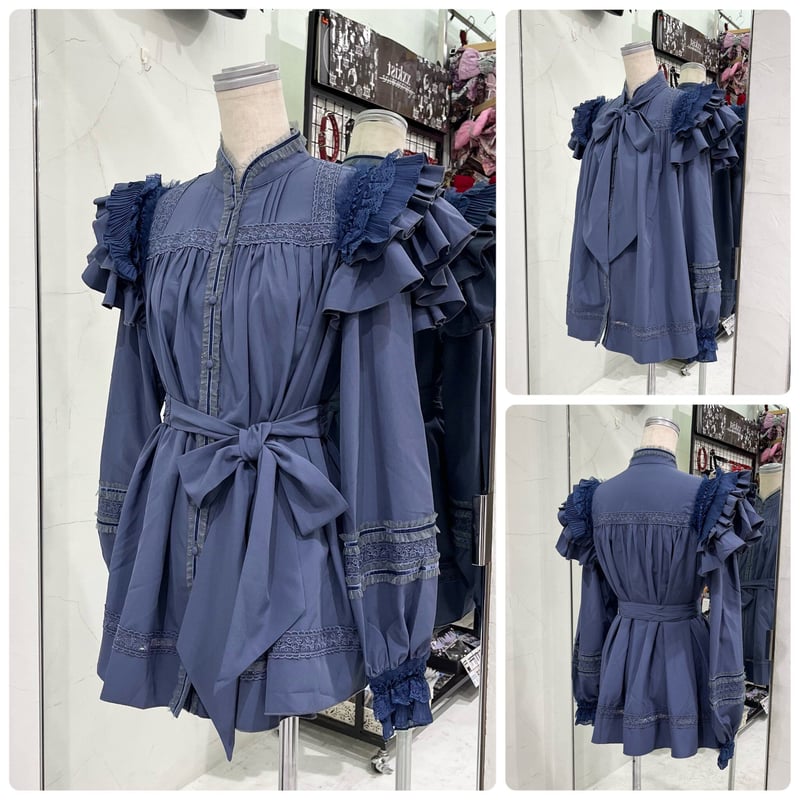 星箱Works】七色ワルツ セットアップフリルブラウス/P28102075