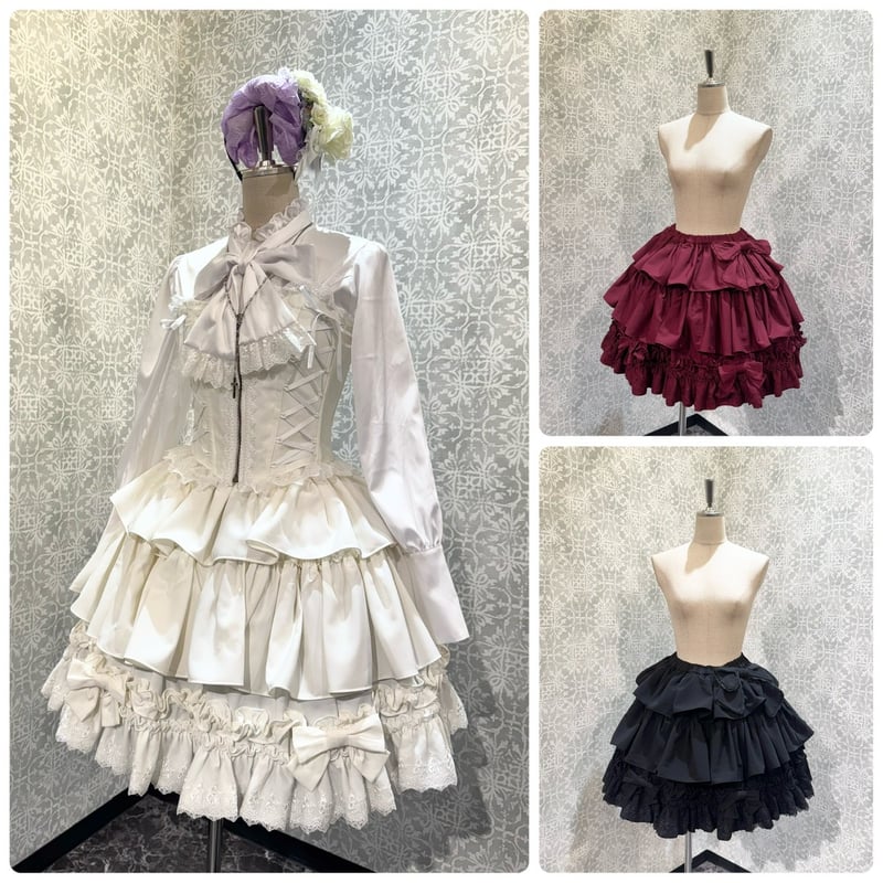 ATELIER-PIERROT】 Melty Ribbon Tier Skirt/TSK-2
