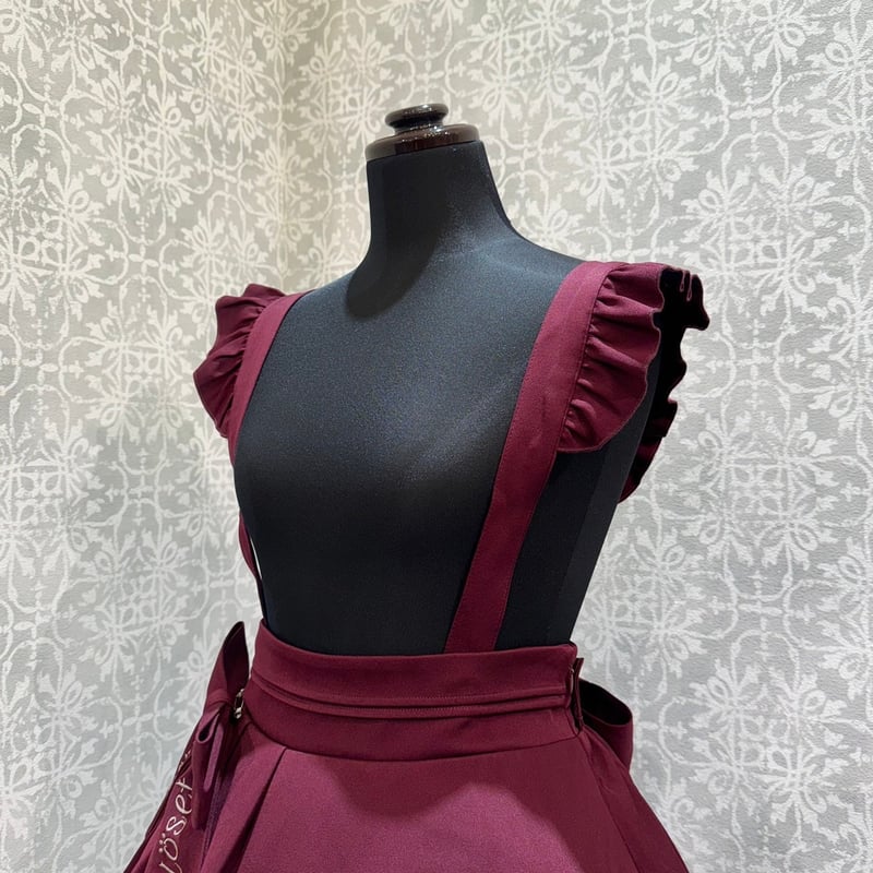 Amavel Bears Closet ティアードラッフルスカート ボルドー