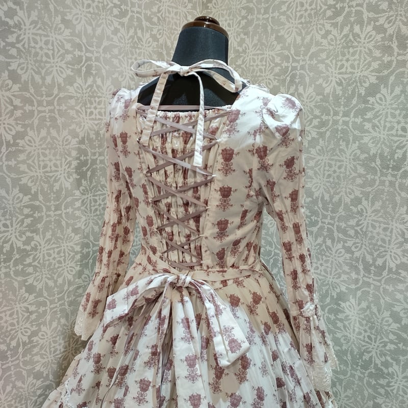 ブーケとピエロ ATELIER-PIERROT】Rosy Bouquet Dress <サイズ1>/TOP3