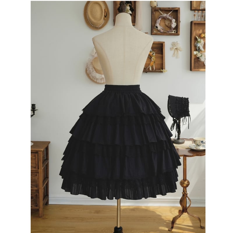 星箱Works】アイシング・フリル パニエボリュームスカート/A24A02368