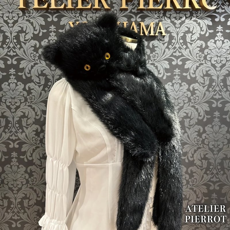 ATELIER-PIERROT】 Neige Neko Muffler/OCM-01 | K