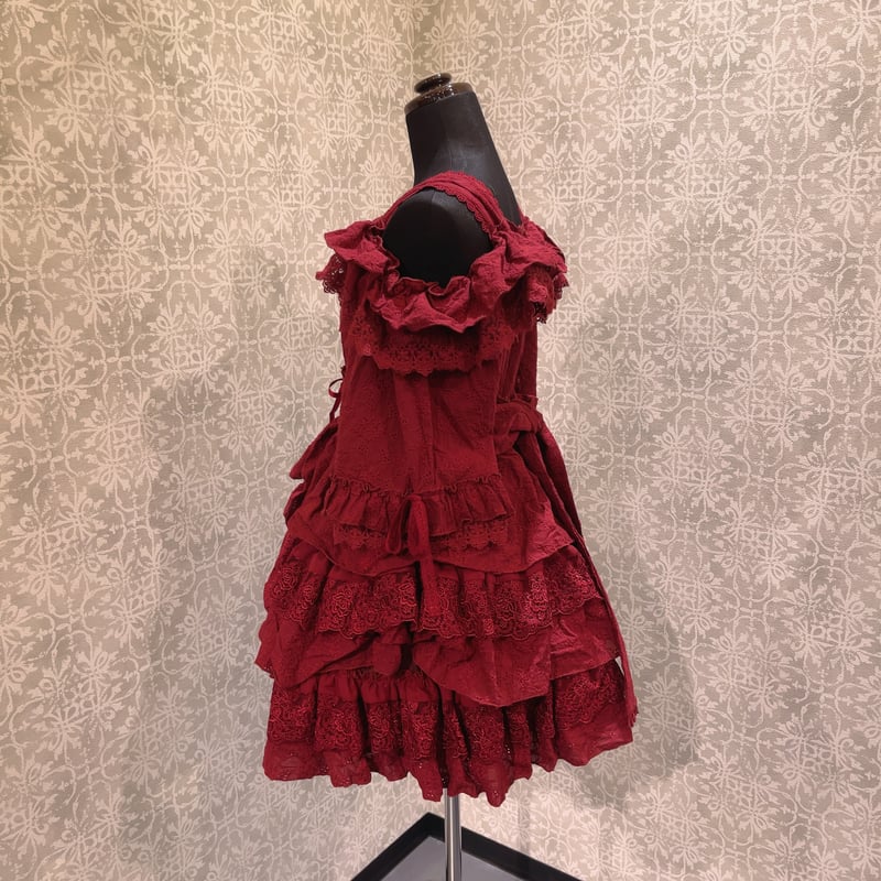 Vallée lys Embroidered Lace Mini Dress ATELIER-PIERROT】【Vallée lys】Precious Embroider