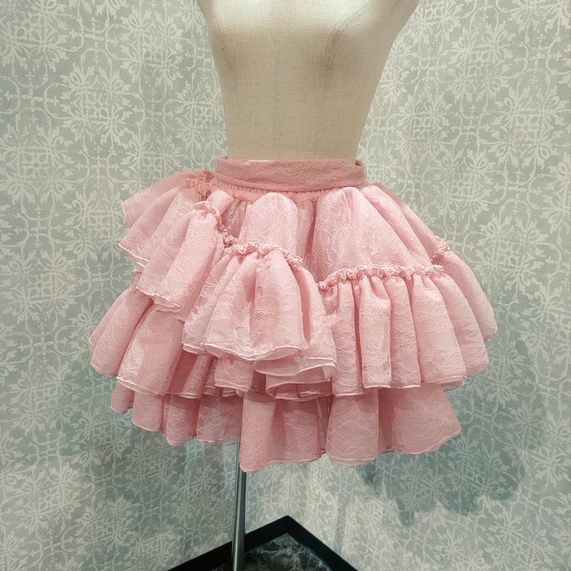 ATELIER-PIERROT/Vallée lys】 Petale Voile Skirt