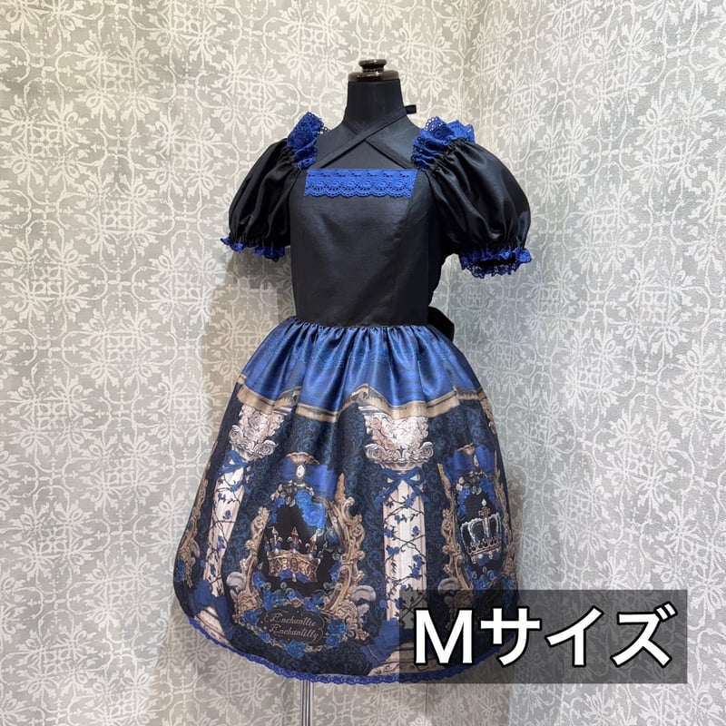 Enchantlic Enchantilly】エンタシスローズ ワンピース(青薔薇)/012