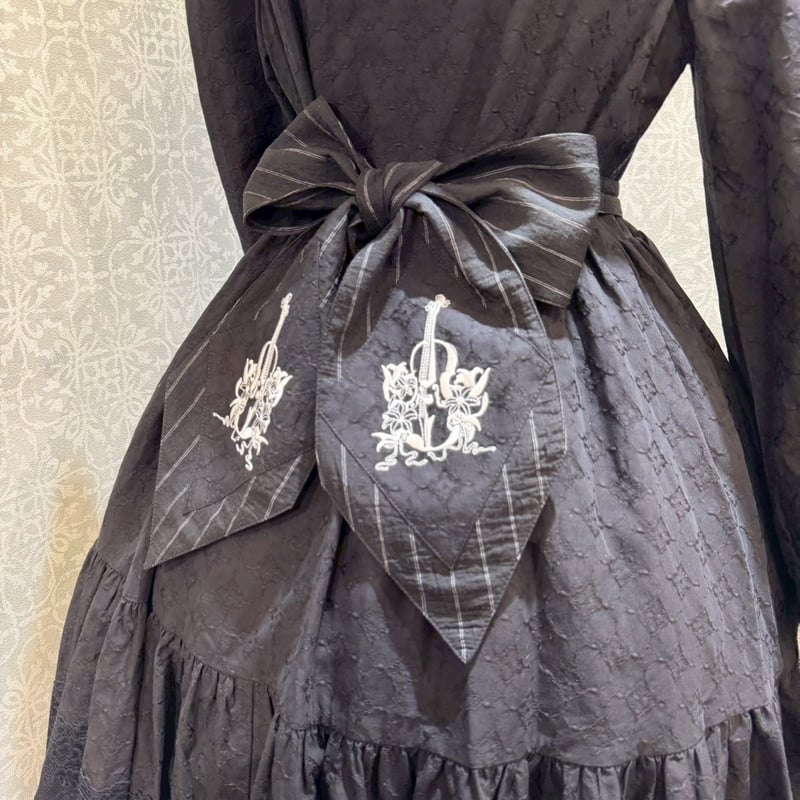 ◆９月５日まで◆美品◆HAVERSACKハードツイストグログランワンピース♡ HAVERSACK 墨染ツイル5分袖ワンピース Ink dyed twill half