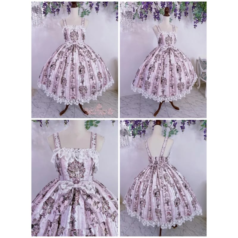 Rococo Rose Cat 3点 Royal Princess Alice】Rococo Rose Cat ジャンパースカート
