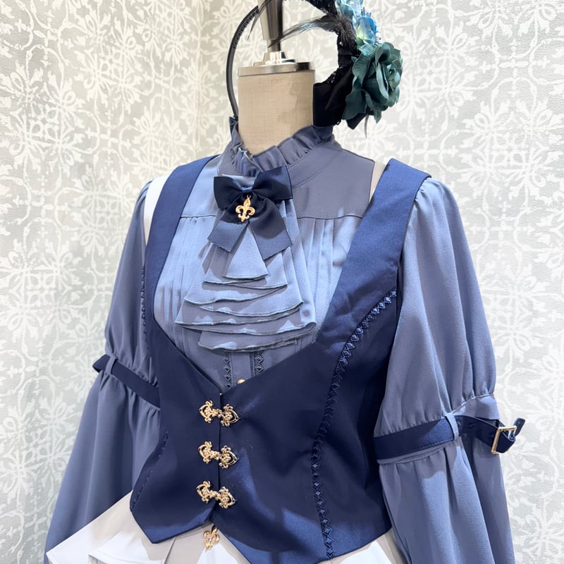 Amavel アマベル Fleur de lis ベスト ブラック Amavel】Fleur de lis ベスト/125260106 | KIST ONLIN