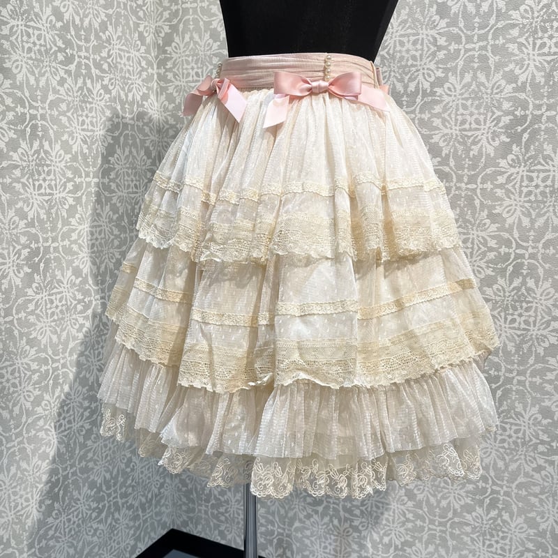 星箱works☆リボンミルフィーユ スカート リボンミルフィーユ スカート（ロング） | HoshibakoWorks