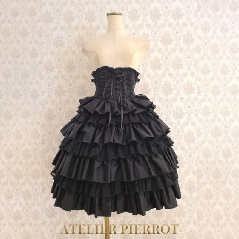 ATELIER-PIERROT】 Layered Petals Corset Skirt/T ATELIER-PIERROT】 Layered Petals Corset Skirt/T