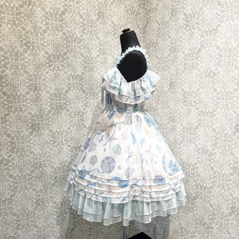 最終出品Angelic Pretty／マリン柄のスカートとハイソックス2点セット Angelic Pretty／マリン柄のスカートとハイソックス2点セット