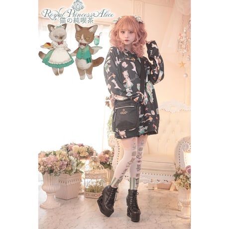 【Royal Princess Alice】猫の純喫茶・ねこ助コラボ　パーカー