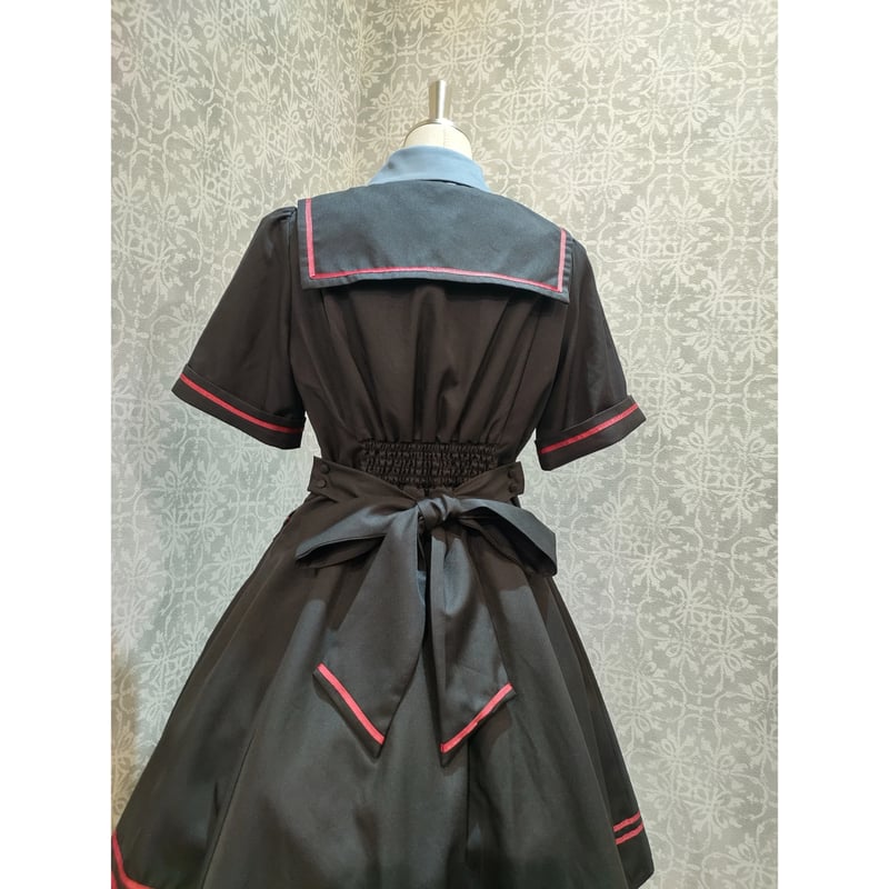 Amavel Marine Cadet ワンピース ブラック Amavel】Marine Cadet ワンピース/126170492 | KIST ONL