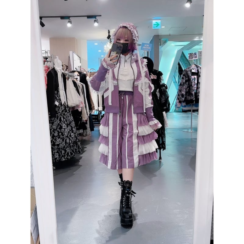 星箱works ジャージ　パーカー　ロリータ　定価：28.820円 星箱Works】 Hoshibakoジャージ キュロット/P38107001【お取り寄せアイ