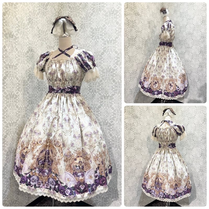 Enchantlic Enchantilly】すみれ姫の王冠 ワンピース（生成り） /0