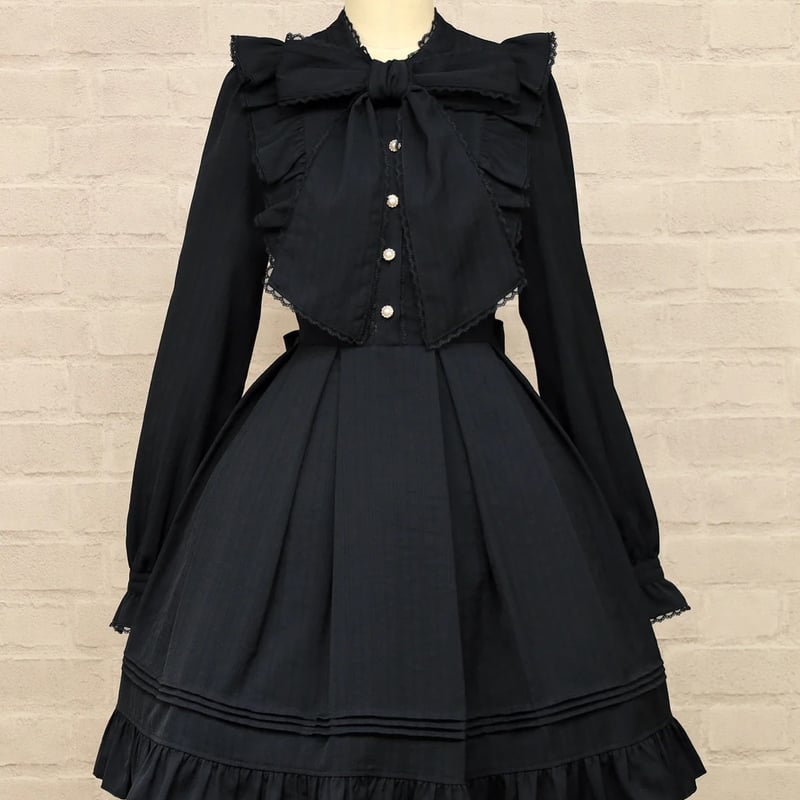 Amavel】Frill Lace ボウタイワンピース/126170158 | KIST O Amavel】Frill Lace ボウタイワンピース/126170158 | KIST O