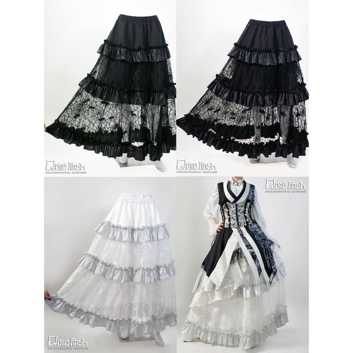 Qutie Frash】蜘蛛メッシュロンスカ(9791-SK) | KIST ONLINE Qutie Frash】蜘蛛メッシュロンスカ(9791-SK) | KIST ONLINE