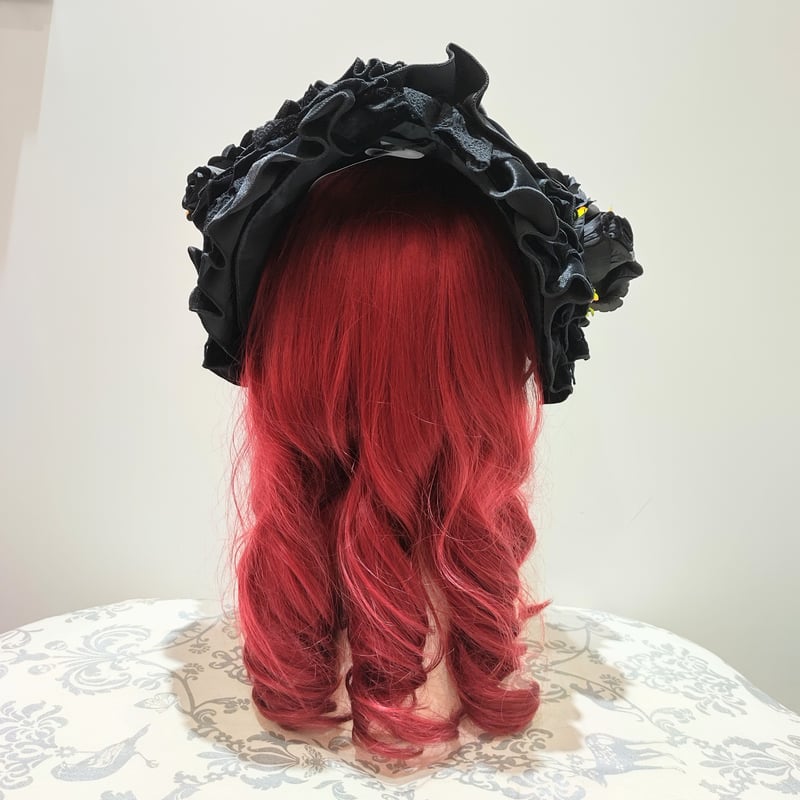 ポンポン様9【1859】九尾裏蝶々彫りスフィア アラバスター ATELIER-PIERROT】Adenophora Grand Headdress /GB