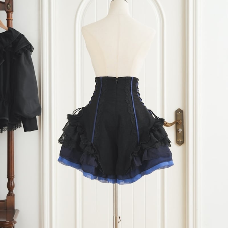 星箱Works】フェリ・ドウ・ロンド 編み上げショートパンツ/P33107149