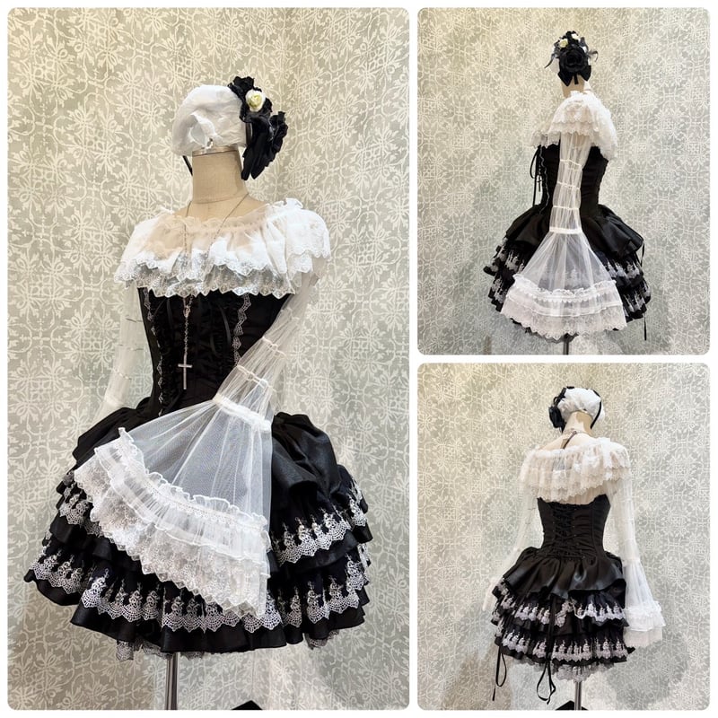ATELIER-PIERROT】 Sheer Off-Shoulder Shirring B