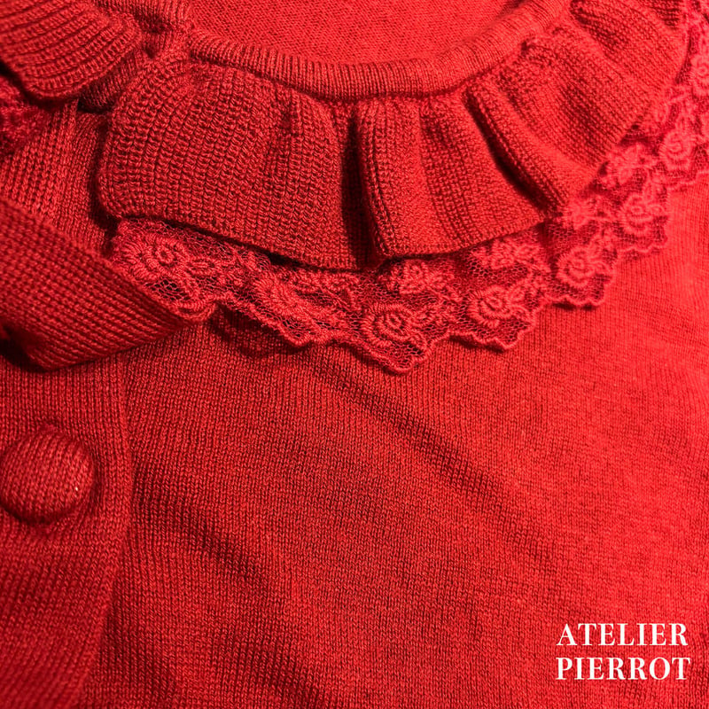 ATELIER-PIERROT/Vallée lys】Rose Waltz Cardigan