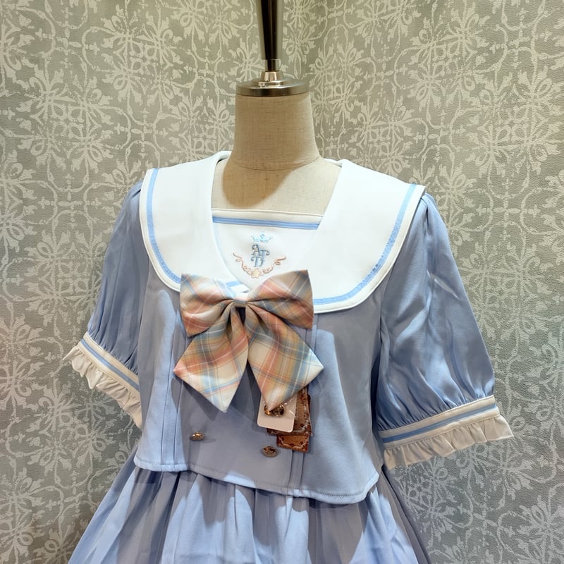 Amavel】Twinkle Plaid セットアップ風ワンピース/125170593 |