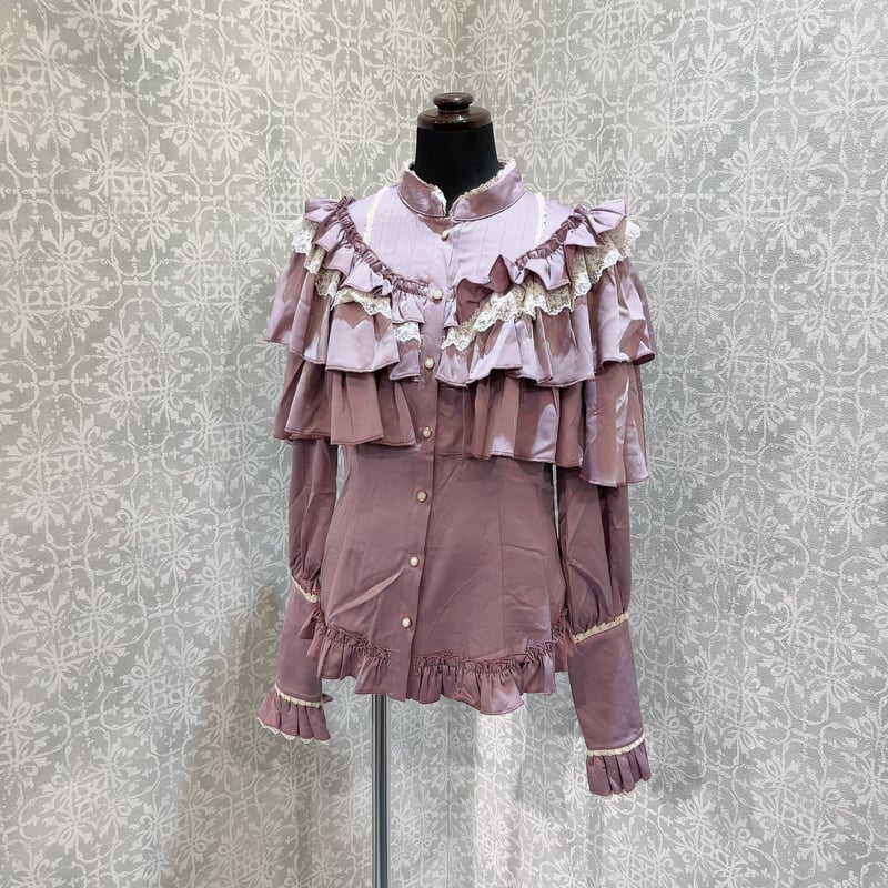 星箱Works】キャラメルカヌレ クリームフリルブラウス/P25113159