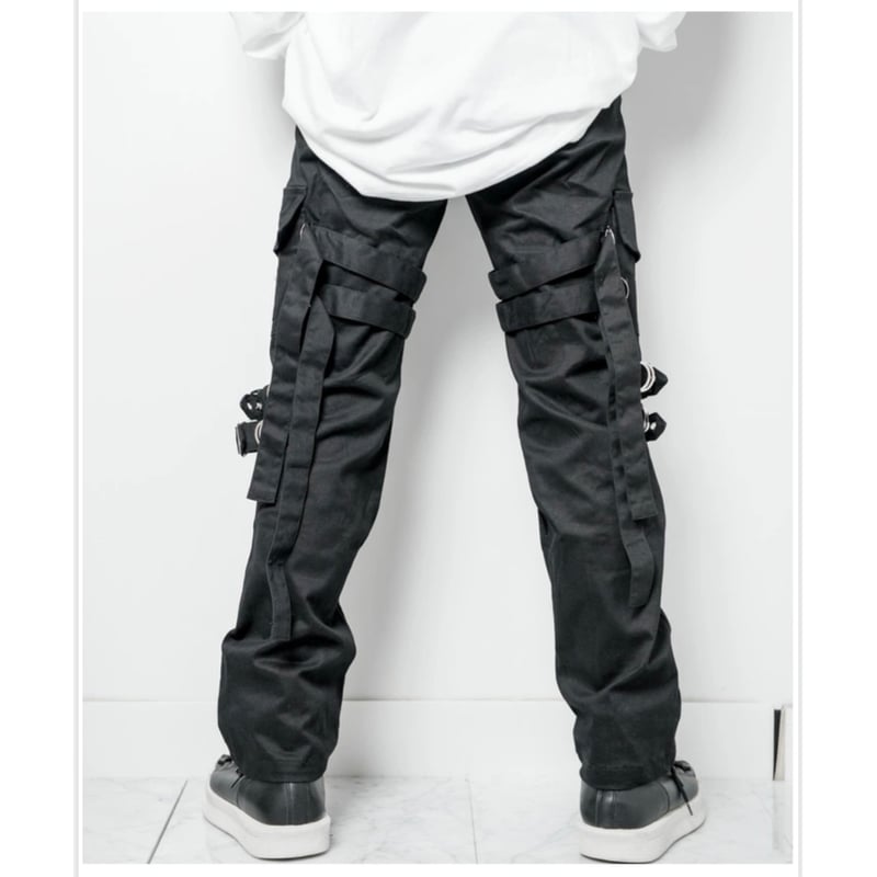 BACKSTAGE PASS】MALCOLM(マルコム) / ボンテージ カーゴ パンツ（N