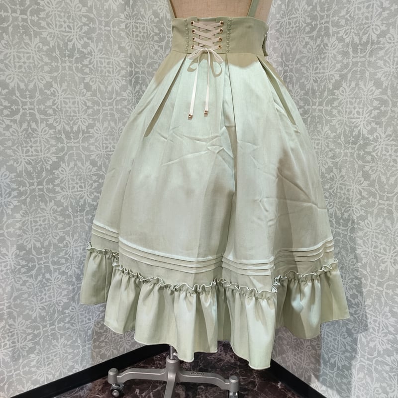 Amavel Classical Doll ミドル丈スカートグリーン 池袋店 20241223 – Amavel（アマベル）公式サイト