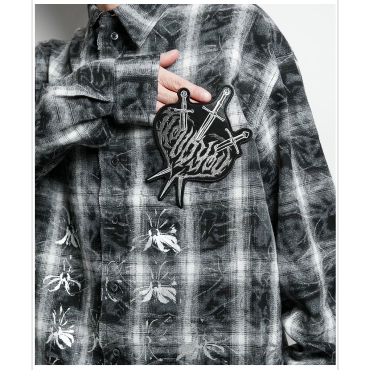 BACKSTAGE PASS】ZERO PYRAMID / オーバーサイズ オンブレーチェッ